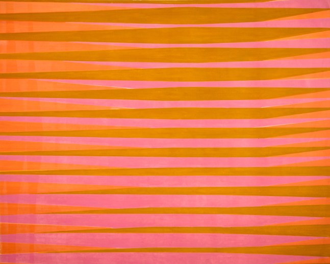 Michael Kidner (1917-2009) Stripes Study for Bill, 1962 oil on canvas 47 3/4 x 59 1/2 inches; 121.3 x 151.1 centimeters LSFA# 14069