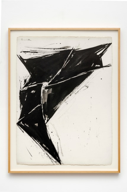 #10, 1961, sumi ink on paper 30 1/2 x 22 1/2 inches;  77.5 x 57.1 centimeters LSFA# 13987