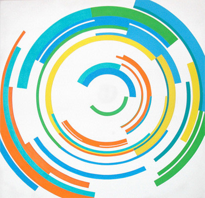 Loop (Target), 1965     acrylic on canvas 36 x 36 inches;  91.4 x 91.4 centimeters LSFA# 01470