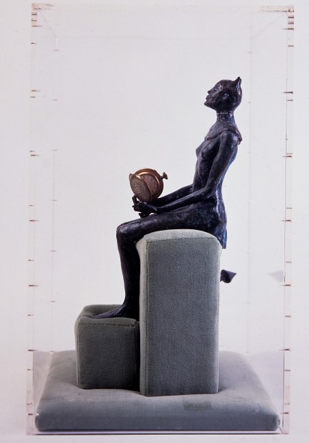 Just a Matter of Time, 1999

patinated bronze, acrylic

22 x 11 1/2 x 13 1/2 inches