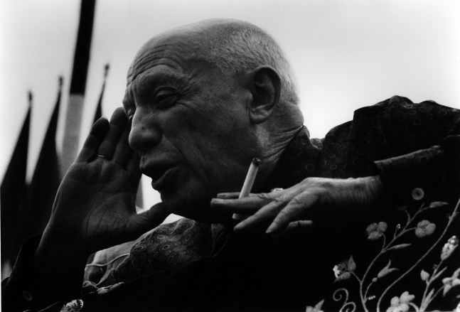 Picasso, Fr&amp;eacute;jus, 1962

silver gelatin print, edition 2/30

11.81 x 15.75 inches; 30 x 40 centimeters

LSFA# 11176