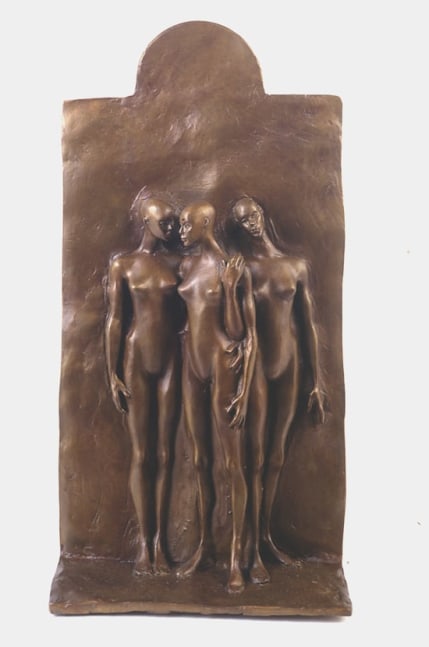 The Three Graces&amp;nbsp;(Instant Enlightenment Kit (Series of 16), 2002)

bronze

17 X 9 X 4 inches; 43.2 X 22.8 X 10.2 centimeters