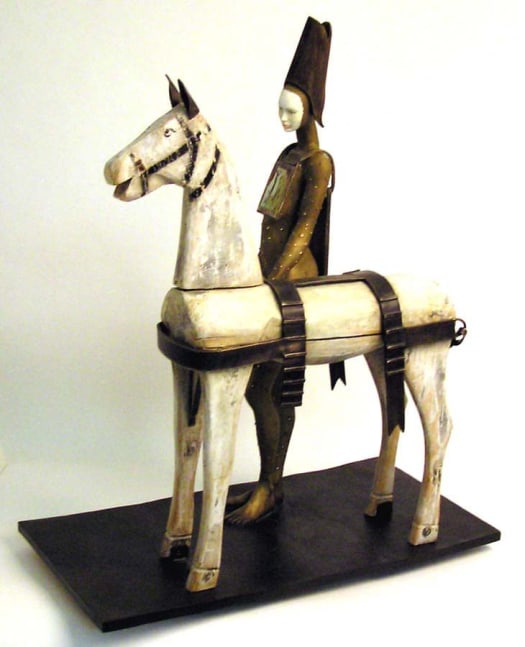 The White Horse, 2004

bronze and wood

36 x 30 1/2 x 15 1/2 inches; 91.4 x 77.5 x 39.4 cm