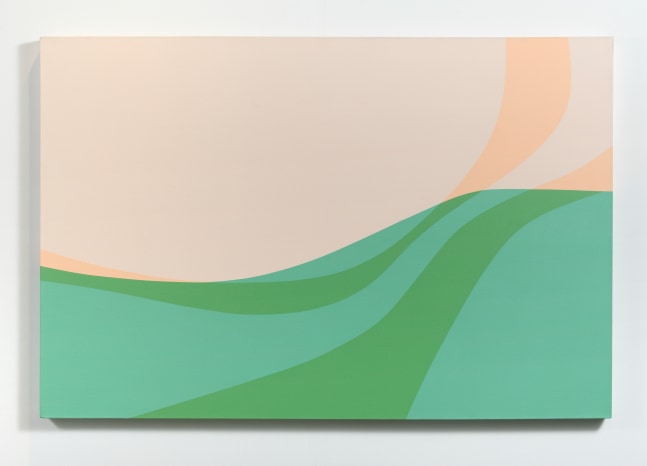 Landscape, 1969, acrylic on canvas 40 x 60 inches;  101.6 x 152.4 centimeters LSFA# 01229