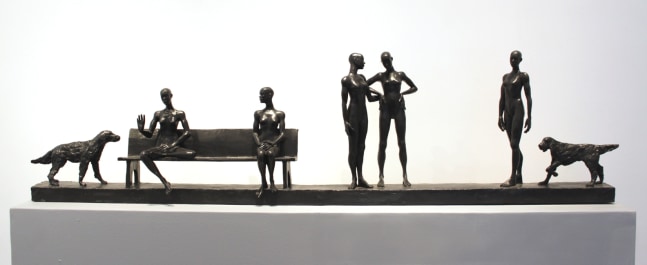 A Walk in the Park, 2006
patinated bronze
58.5 x 16 x 6 inches; 148.6 x 40.6 x 15.2 centimeters
LSFA# 10318