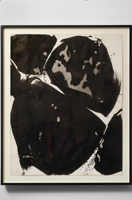 Matsumi Kanemitsu (1922-1992) Summer #20, 1960 sumi ink on paper 29 x 23 inches; 73.7 x 58.4 centimeters LSFA# 13764