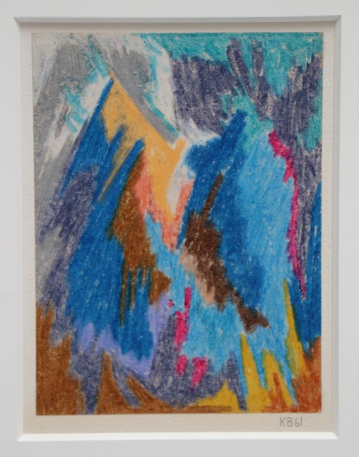 Untitled (Blue, Multi-Color),&amp;nbsp;1961

Oil and pastel on paper

8 x 6 inches