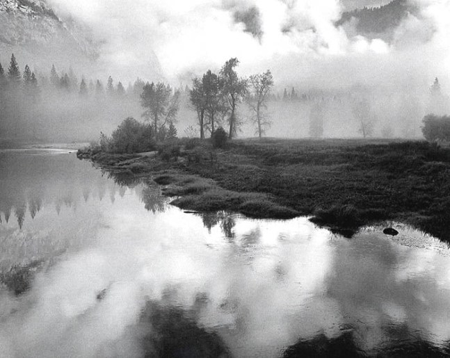 Merced in Mist, Yosemite, 1972

silver gelatin print, edition 5/50

Print: 20 x 24 inches

Matted: 29 x 36 inches