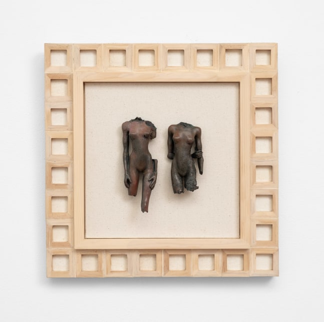 Cecilia Z. Miguez (b. 1955) Bronze Gesture 4, 2025 bronze, wood, and canvas 16 x 16 x 2 1/2 inches; 40.6 x 40.6 x 5.1 centimeters LSFA# 16455