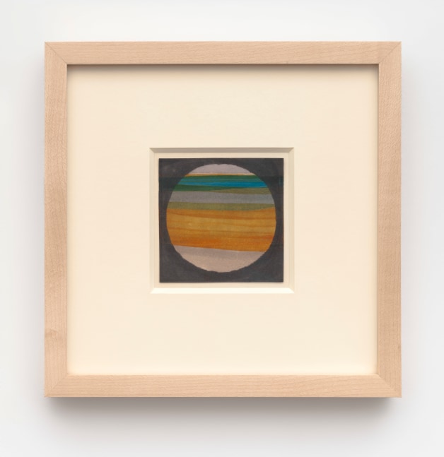 Helen Lundeberg (1908-1999)
Study for Planet Series, c. 1960s&amp;nbsp;
marker on paper mounted on card
3 1/2 x 3 1/2 inches;&amp;nbsp;&amp;nbsp;8.9 x 8.9 centimeters
LSFA# 16121&amp;nbsp;