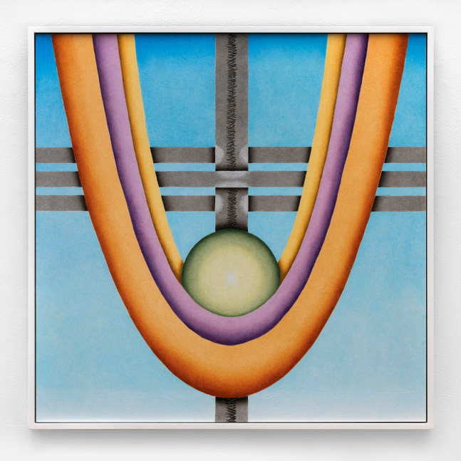 Mark Leonard (b. 1954)
Catenary Curves II, December, 2023
gouache and synthetic resin on panel
24 x 24 inches; 61 x 61 centimeters
LSFA# 16182