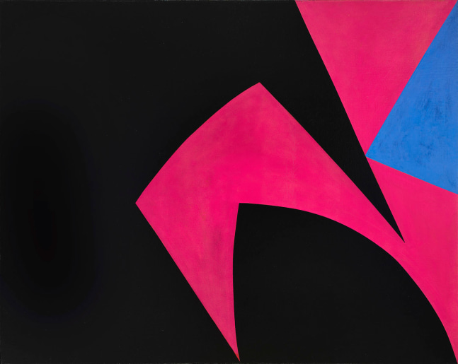 Lorser Feitelson

Magical Space Forms (Black, Fuchsia), 1951

oil on canvas

46 x 58 in.