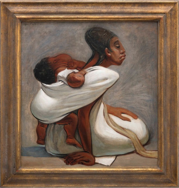 Jean Charlot (1898-1979)

Mother and Child, 1930&amp;nbsp;

oil on canvas

29 1/2 x 27 1/2 inches;&amp;nbsp; 74.9 x 69.9 centimeters

LSFA# 13402