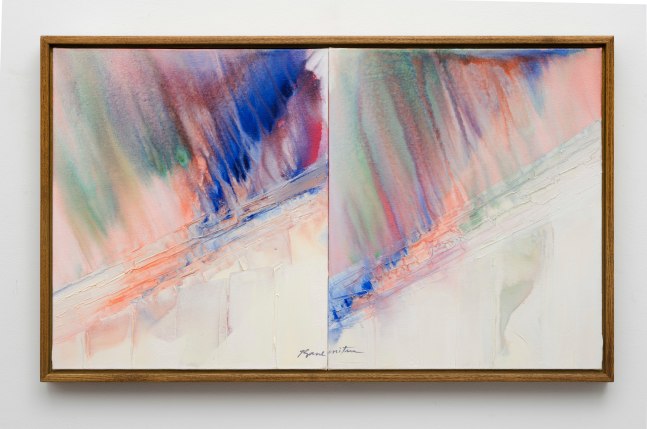 Summer Rain, 1988 acrylic on canvas 22 3/4 x 37 3/4 inches; 57.8 x 95.9 centimeters LSFA# 13966