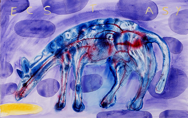 Ecstasy, 2003

watercolor on paper

26 x 40 1/2 inches