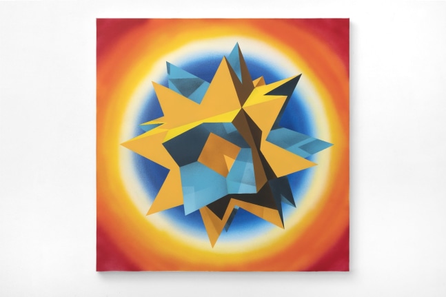 Mary Anna Pomonis (b. 1973)
Rotating Star, 2018&amp;nbsp;
acrylic on canvas over panel
36 x 36 inches;&amp;nbsp;&amp;nbsp;91.4 x 91.4 centimeters
LSFA# 15472&amp;nbsp;