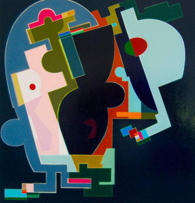 Time Will Explain, 2010, oil on canvas 54 x 52 inches;  137.2 x 132.1 centimeters LSFA# 13349