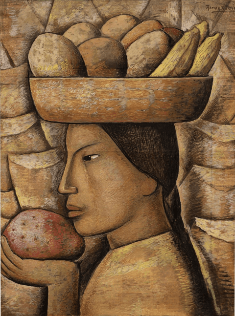 La India de las Tunas, c. 1932

oil on linen

50 x 42 1/8 inches