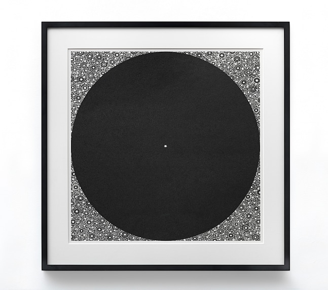 Eric Beltz (b. 1975), Twenty-five Inch Void, 2019  graphite on Bristol 27 x 27 inches;  68.6 x 68.6 centimeters LSFA# 15304