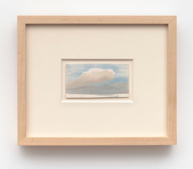 Helen Lundeberg (1908-1999)
Study: Cloud Shadows, circa 1965&amp;nbsp;
acrylic on paper
2 1/4 x 4 inches;&amp;nbsp;&amp;nbsp;5.7 x 10.2 centimeters
LSFA# 01306&amp;nbsp;