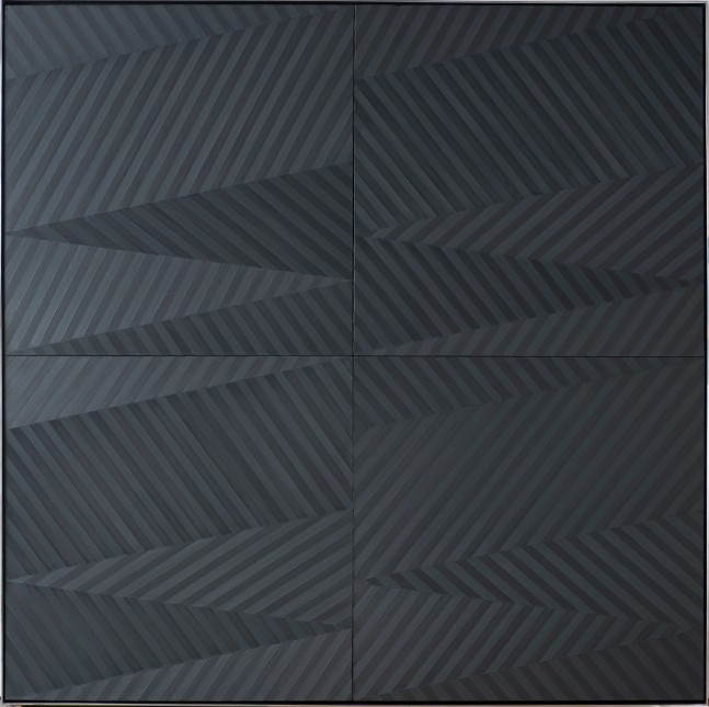 Native, 2015, oil and wax on canvas 66 x 66 inches;  167.6 x 167.6 centimeters LSFA# 13420