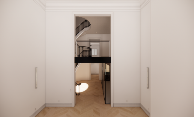 Greenwich Village Townhouse, New York, New York. &amp;copy; Baird Architects