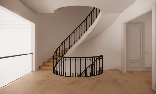 Greenwich Village Townhouse, New York, New York. &amp;copy; Baird Architects