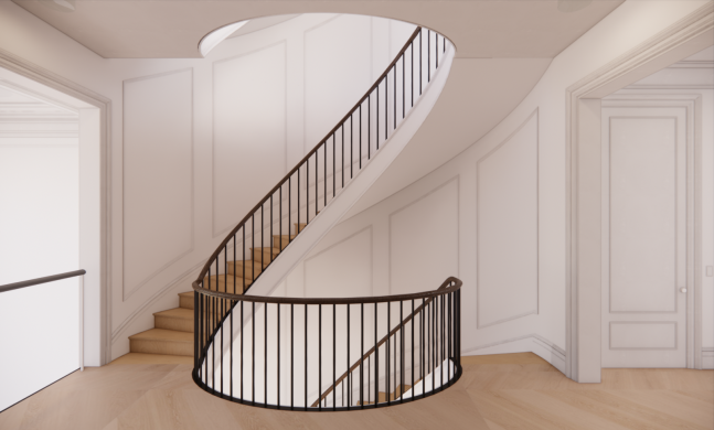 Greenwich Village Townhouse, New York, New York. &amp;copy; Baird Architects