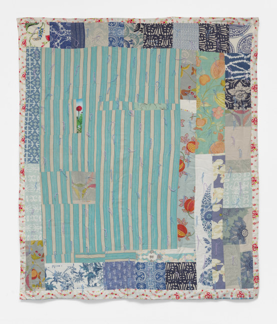 Penny Cortright
Untitled, 2021
Linen, African cotton, and Italian cotton
96h x 106w in
243.84h x 269.24w cm