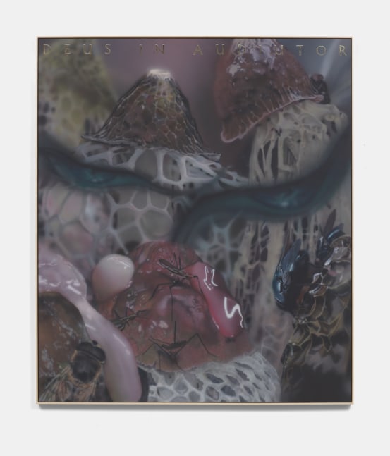 Craig Boagey
Deus In Audiutor, 2022
Oil, acrylic on linen
86h x 74w x 1.25d in
218.44h x 187.96w x 3.18d cm