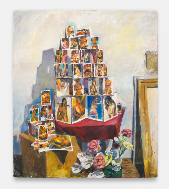 Jesse Edwards
Untitled (Card House #1), 2016
Oil on linen
72h x 62w x 1.50d in
182.88h x 157.48w x 3.81d cm
