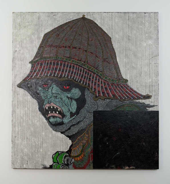 Zachary Armstrong
Single figure on white Ian Miller Keith Rankin, 2018
Encaustic and oil on linen
90.00h x 84.00w x 1.50d in
228.60h x 213.36w x 3.81d cm