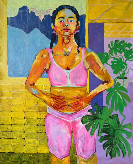 Dora Dalila Cheffi
Untitled, 2022
Acrylic paint on canvas
77.56h x 60.63w in
197h x 154w cm