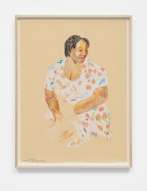 Joseph Olisaemeka Wilson
Portrait of Aunty Rose, 2020
Pencil and pastel on paper
24h x 18w in
60.96h x 45.72w cm