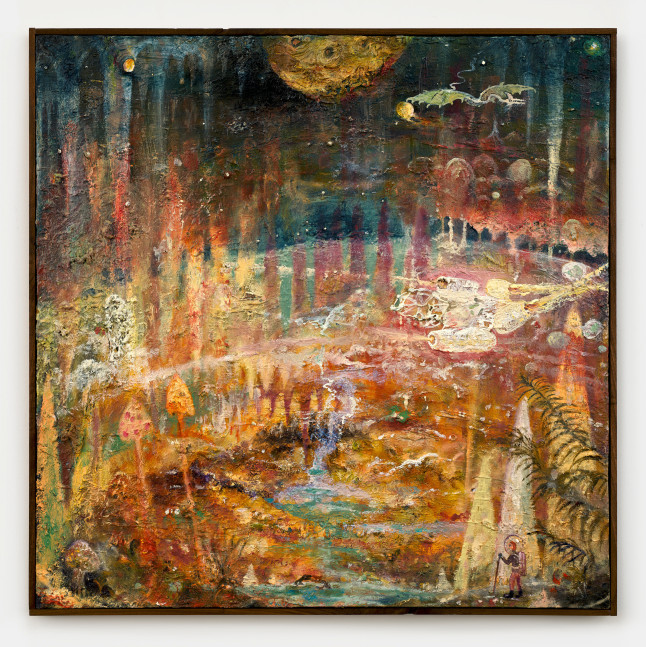 Peter Burns
Lunar Cavern, 2023
Oil on canvas
27.50h x 27.50w x 1.25d in
69.85h x 69.85w x 3.18d cm