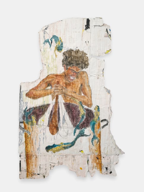 Pharaoh Kakudji
Bitch Soup, 2021
Mixed media on paper
58.27h x 41.34w in
148h x 105w cm