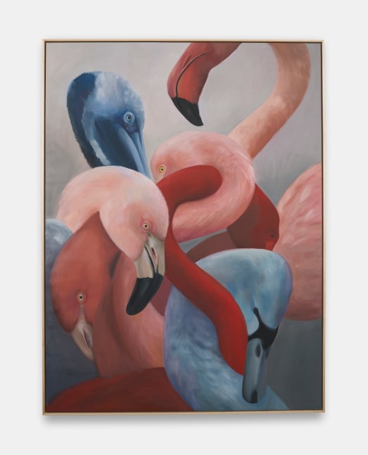 Holly Lowen
Flamingo Abstract ll, 2024
Oil on linen
70h x 52w x 1.25d in
177.80h x 132.08w x 3.18d cm