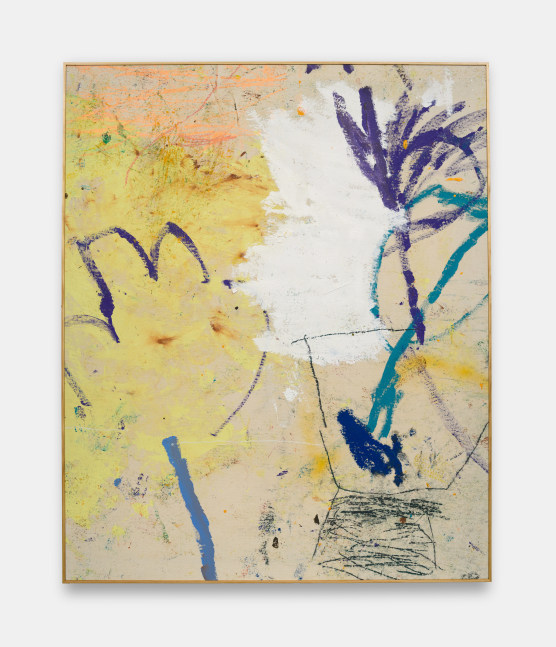 Douglas Knesse
untitled, 2024
Acrylic, oil pastel, pastel on canvas
61h x 50w x 1.25d in
154.94h x 127w x 3.18d cm