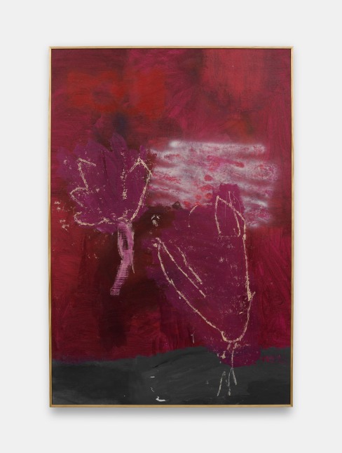 Douglas Knesse
Jardim 002, 2024
Acrylic and spray on canvas
47h x 30w x 1.25d in
119.38h x 76.20w x 3.18d cm