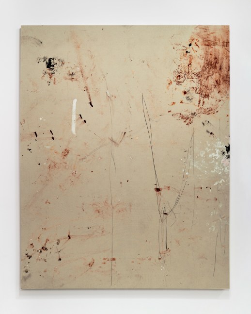 Dan&amp;eacute; Estes
RUNAWAY (SELF PORTRAIT), 2023
Oil, graphite and earth on canvas
82h x 65w x 1.50d in
208.28h x 165.10w x 3.81d cm