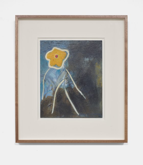 Elizabeth Ibarra
Stick Yellow Flower going for a walk (Blue Planet), 2022
Acrylic paint and acrylic marker on canvas board
10h x 8w in
25.40h x 20.32w cm