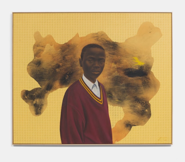 Mhlengi Shange
My Yellow Dreams, 2022
Acrylic and Charcoal on canvas
61.50h x 74.50w x 1.25d in
156.21h x 189.23w x 3.18d cm