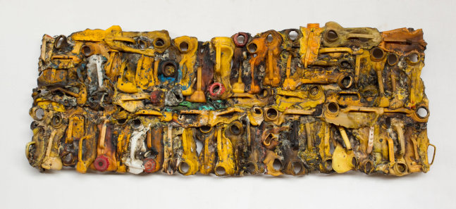 Serge Attukwei Clottey
Souls of the Folks, 2015
Melted plastics and wires
69h x 27w in
175.26h x 68.58w cm
