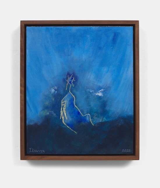 Elizabeth Ibarra
Sun enjoying the blue skies, (Blue Planet), 2022
Acrylic on unstretched canvas sheet
12h x 10w in
30.48h x 25.40w cm
Unique
