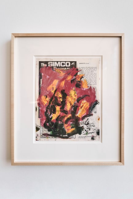 Codi Barbini
Just Look, Simco, 2023
Acrylic and oil stick on magazine/paper
10h x 8w in
25.40h x 20.32w cm
