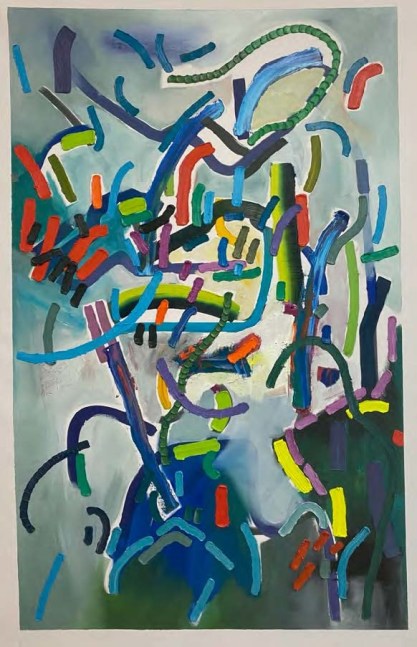 Lily Ram&amp;iacute;rez
Untitled, 2022
Oil on canvas
63h x 41w in
160.02h x 104.14w cm