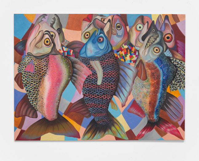 Krystof Strejc
Fish, 2021
Oil on canvas
78.74h x 51.18w in
200h x 130w cm