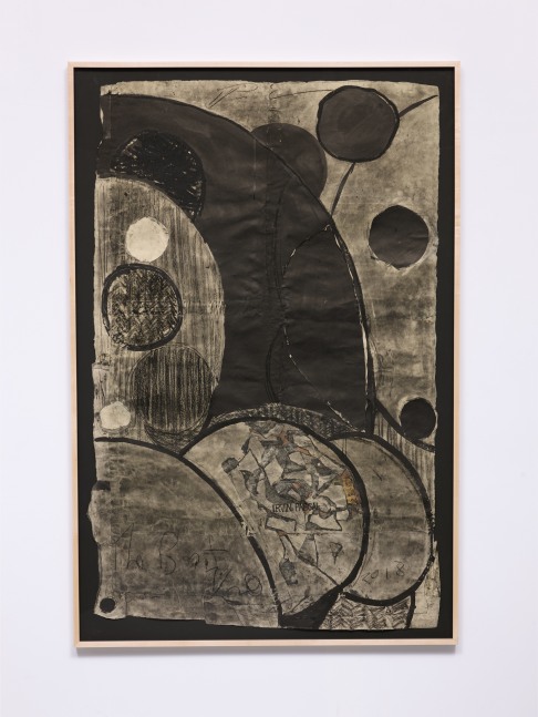 Irvin Pascal
The Best 7/20, 2018
Ink, charcoal, oil stick, tailor&amp;rsquo;s chalk on collaged cotton rag paper
72h x 45w in
182.88h x 114.30w cm
