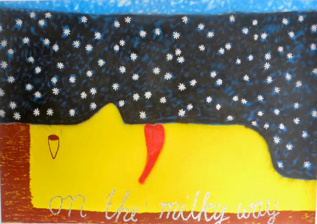Gabrielle Graessle
on the milky way, 2022
Acrylic Spray and Glitter on Canvas
81h x 117w x 1.50d in
205.74h x 297.18w x 3.81d cm