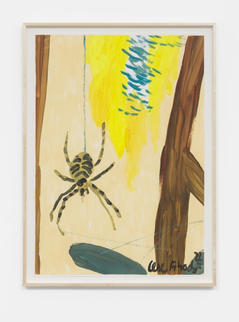 Cesc Abad
SPIDER, 2022
Oil on paper
27.56h x 19.69w in
70h x 50w cm